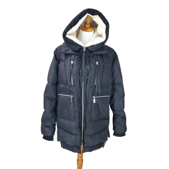 Orolay Thickened Down Jacket Black Winter Snow Coat Large Viral Coat Warm - Picture 7 of 16